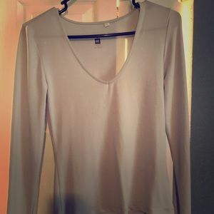 🌟Light blue super soft long sleeve fitted shirt🌟